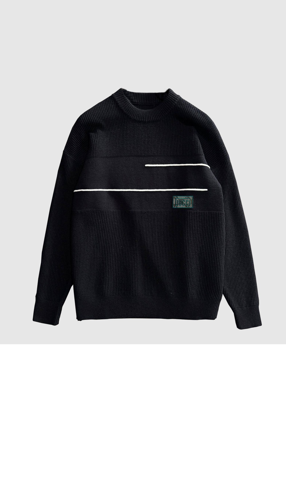 구찌 인타르시아 울 스웨터