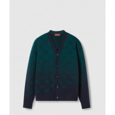 구찌 GG 그라데이션 울 자카드 가디건