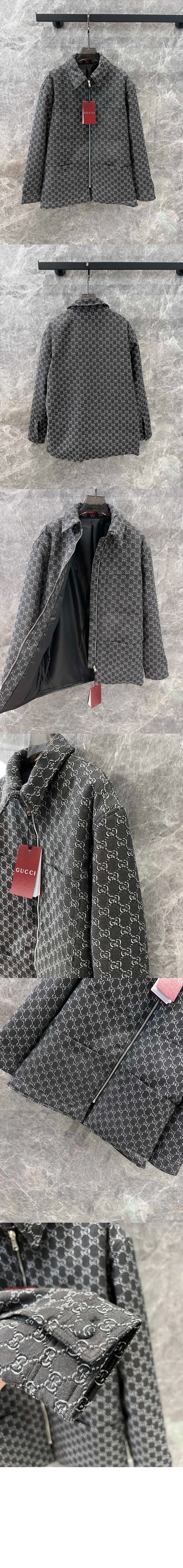 구찌 GG 섀도우 울 재킷