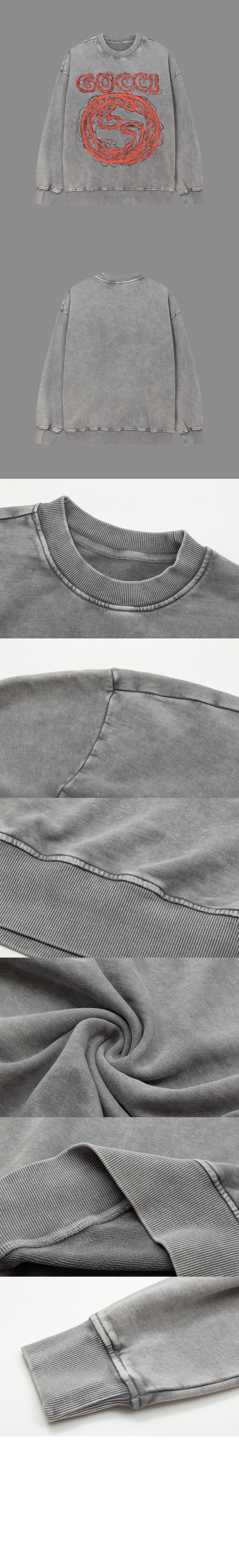 구찌 플라워 코튼 톱