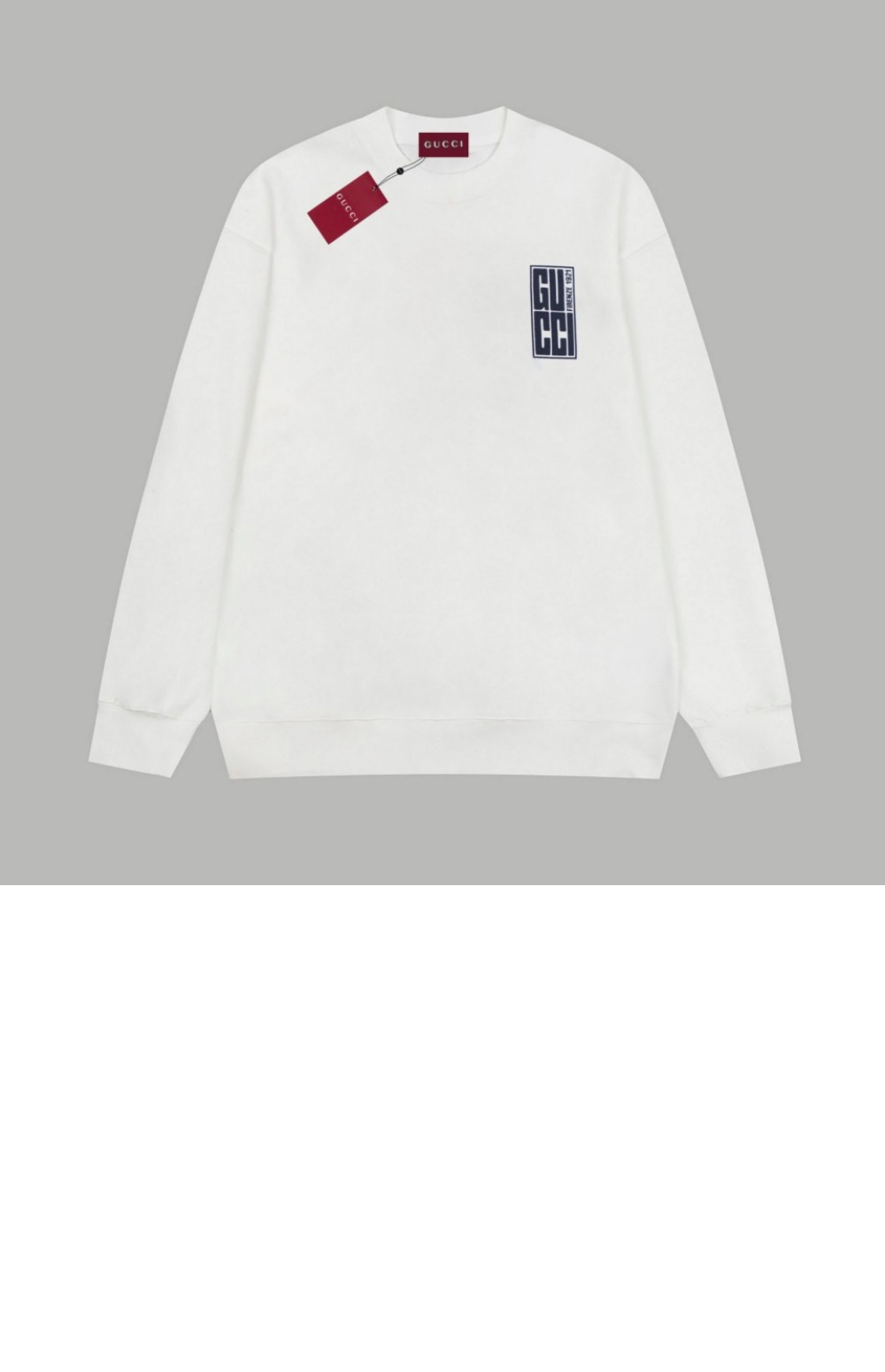 구찌 코튼 저지 스웨트셔츠