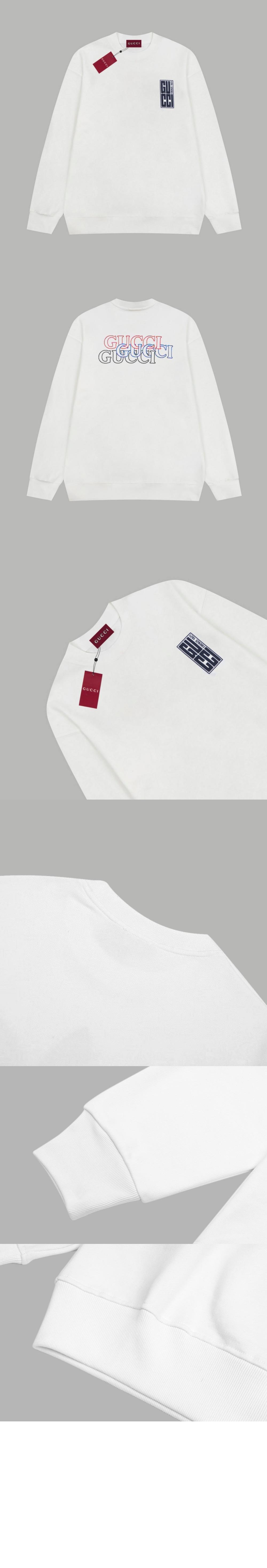 구찌 코튼 저지 스웨트셔츠