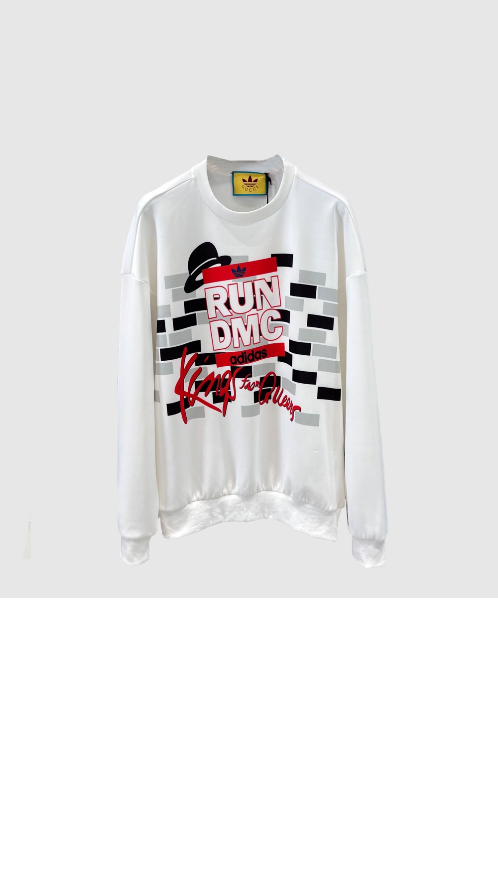 구찌 로고 프린트 면 톱