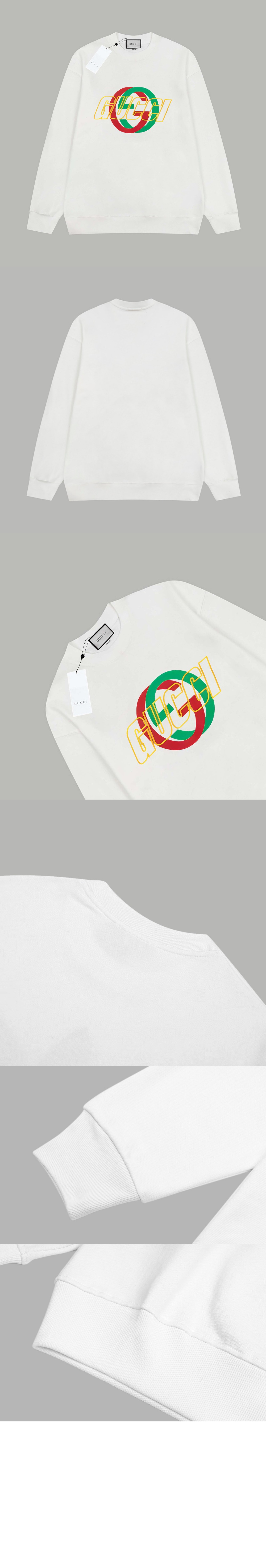 구찌 코튼 저지 프린트 스웨트셔츠