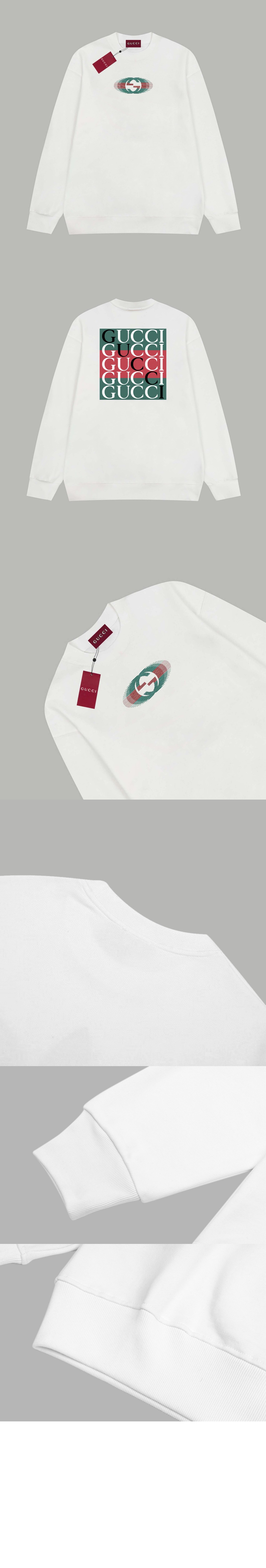 구찌 코튼 저지 프린트 스웨트셔츠