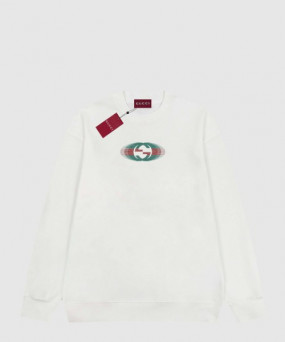 구찌 코튼 저지 프린트 스웨트셔츠