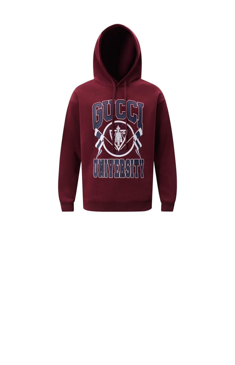 구찌 코튼 저지 프린트 후드 스웨트셔츠