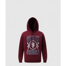 구찌 코튼 저지 프린트 후드 스웨트셔츠