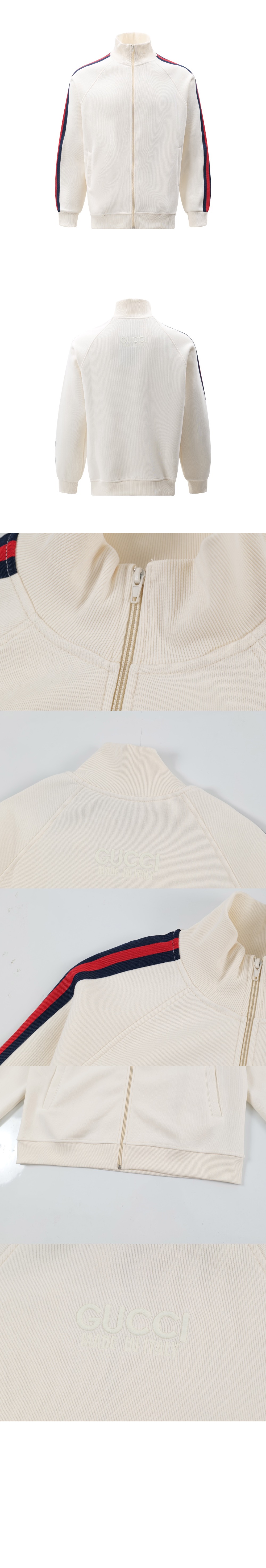 구찌 플루이드 드릴 지퍼 재킷