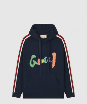 구찌 플라워 코튼 톱