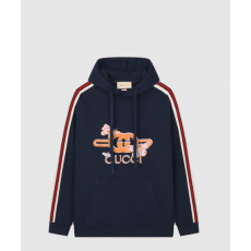 구찌 플라워 코튼 톱