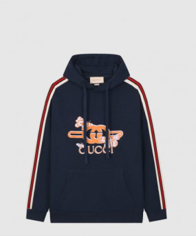 구찌 플라워 코튼 톱