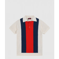 구찌 코튼 블렌드 테리 니트 폴로 셔츠