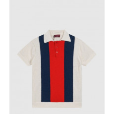 구찌 코튼 블렌드 테리 니트 폴로 셔츠