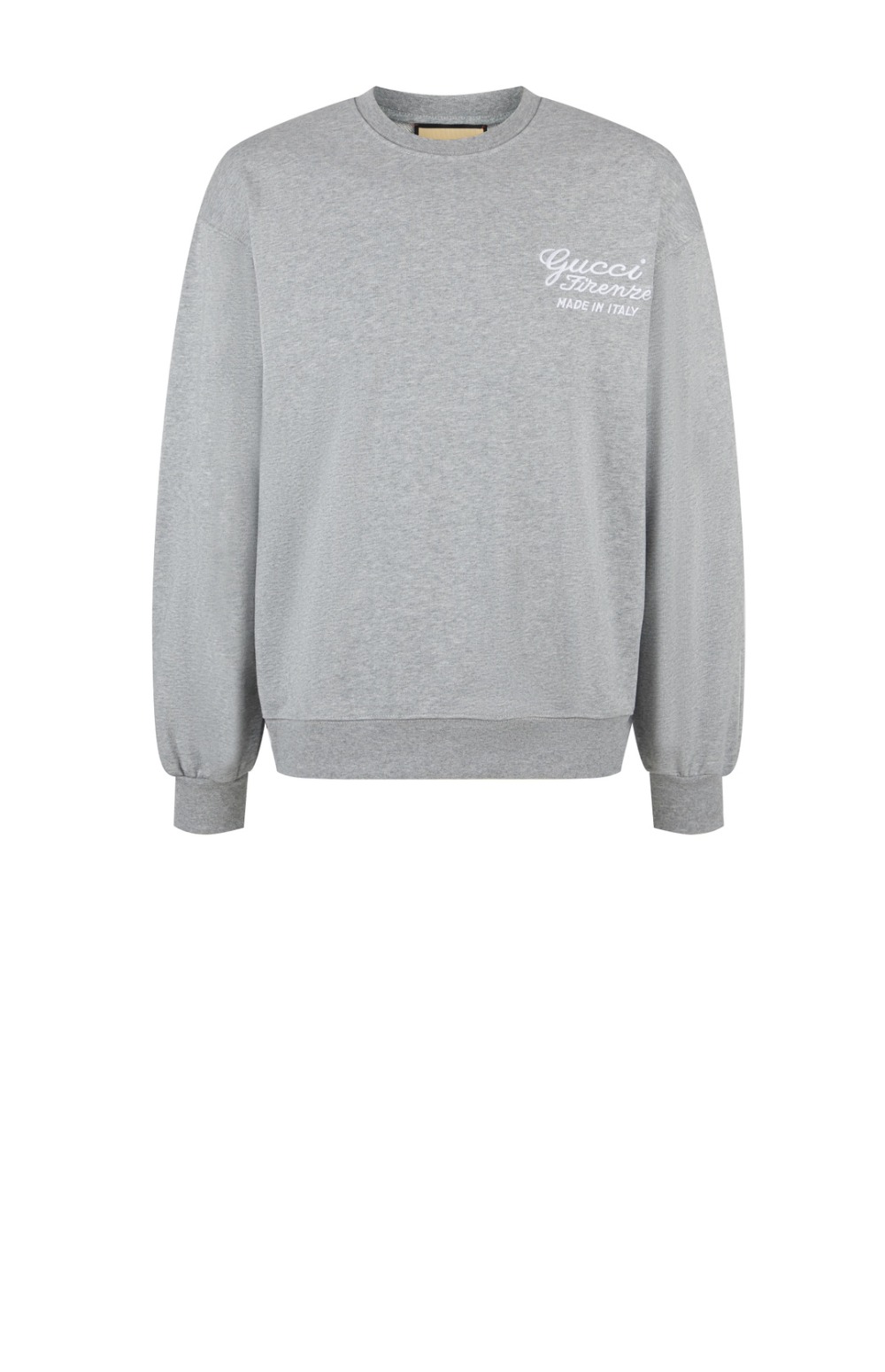 구찌 저지 코튼 자수 스웨트셔츠