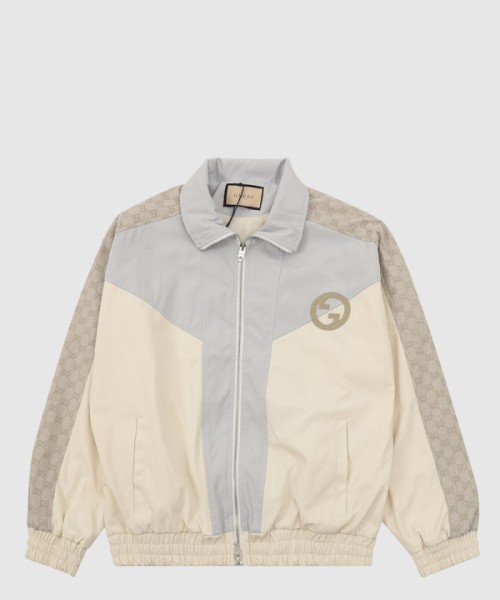 구찌 로고 프린트 재킷