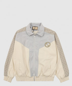 구찌 로고 프린트 재킷