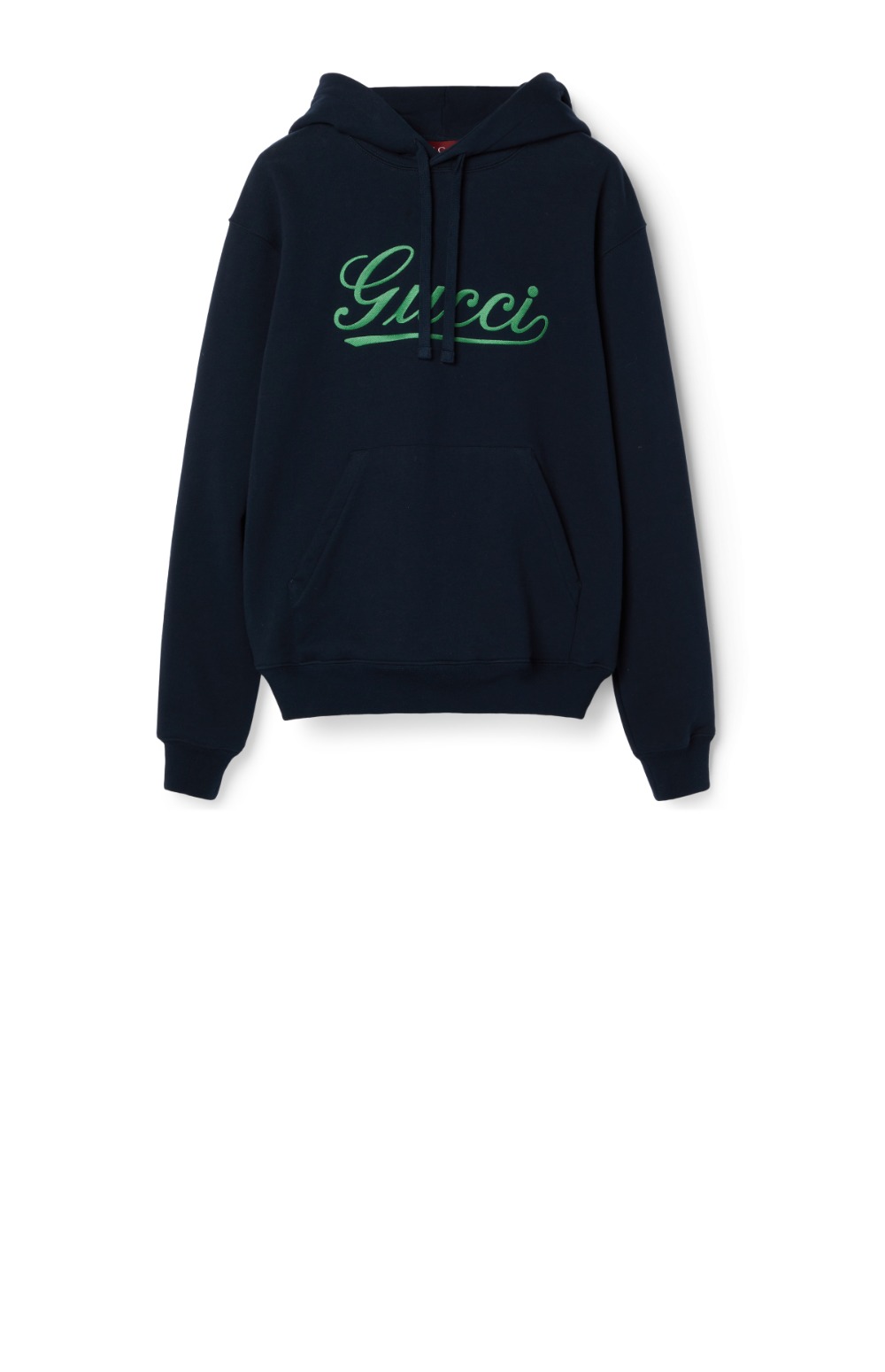 구찌 코튼 저지 후드 스웨트셔츠