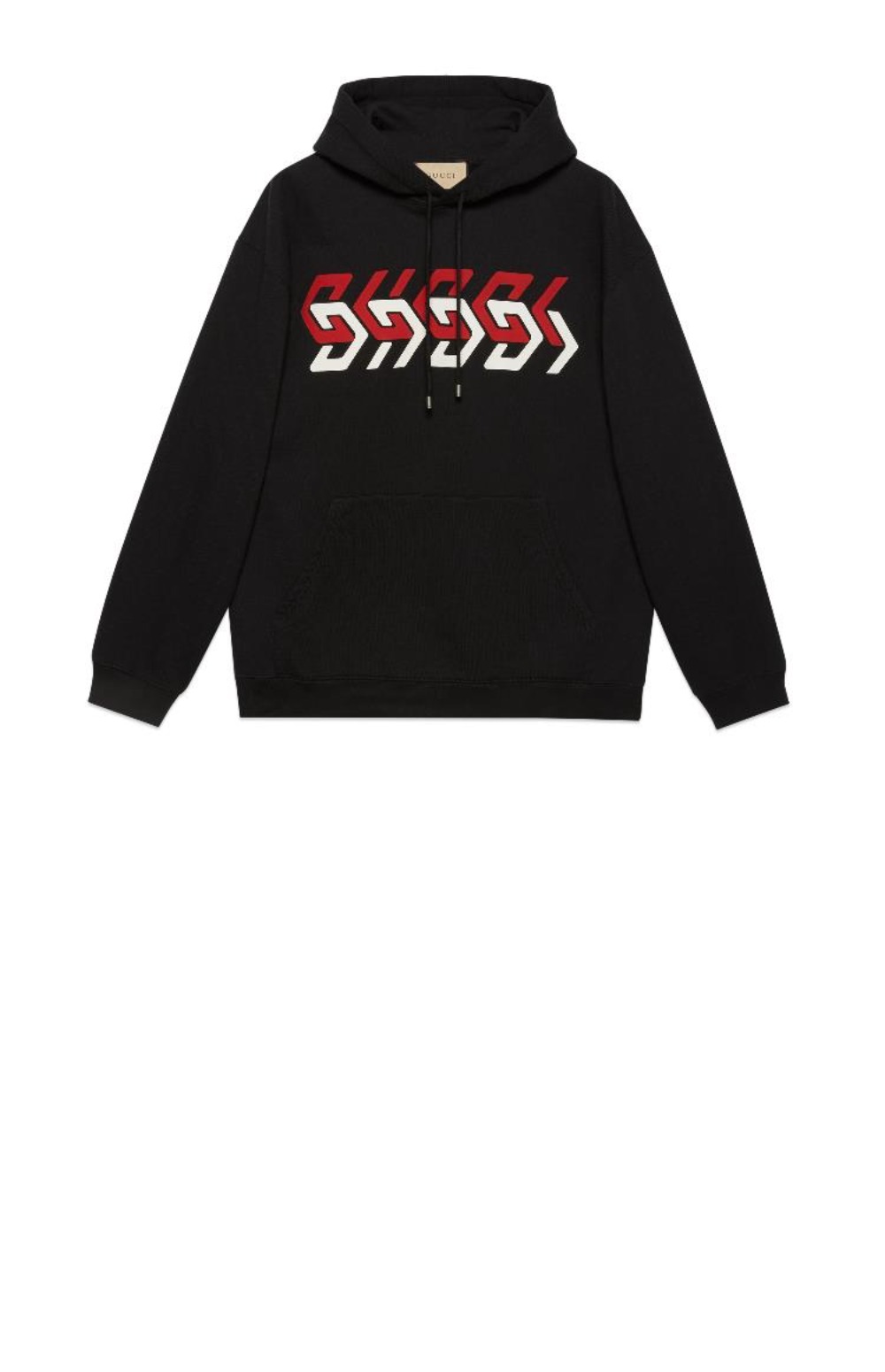 구찌 그래피티 로고 프린팅 후드 스웨트셔츠
