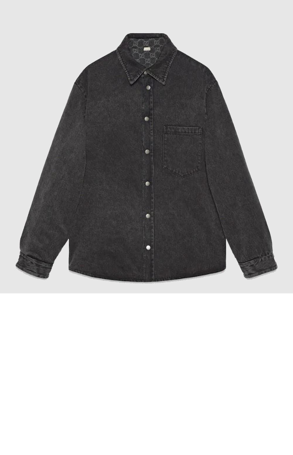 구찌 로고 프린트 셔츠 톱