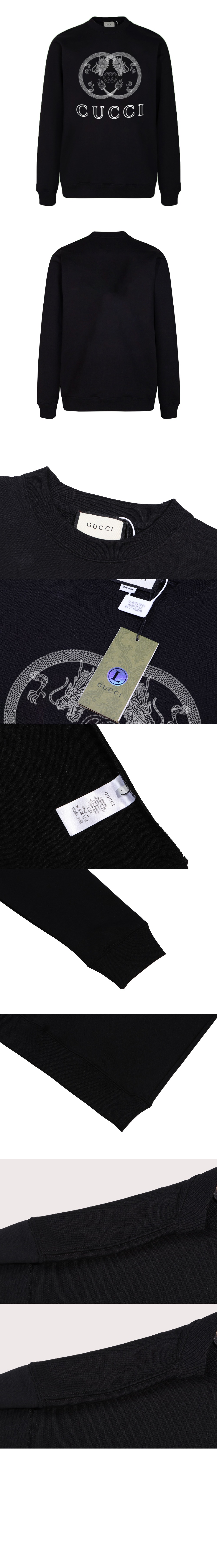 구찌 플라워 코튼 톱