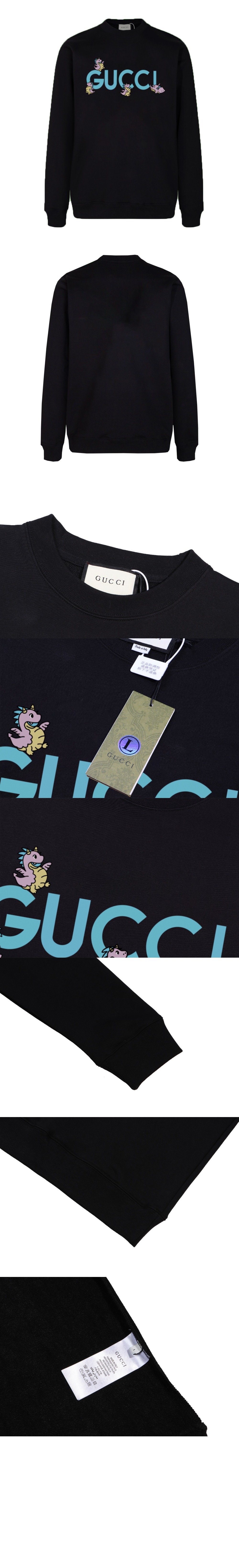 구찌 플라워 코튼 톱