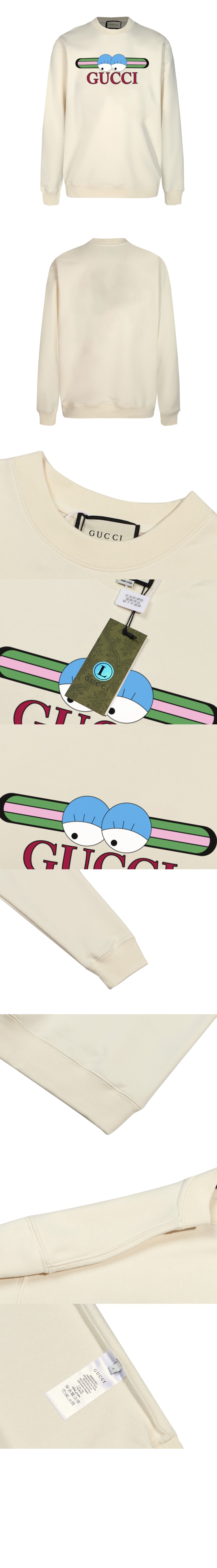 구찌 플라워 코튼 톱