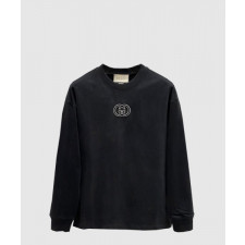 구찌 플라워 코튼 톱