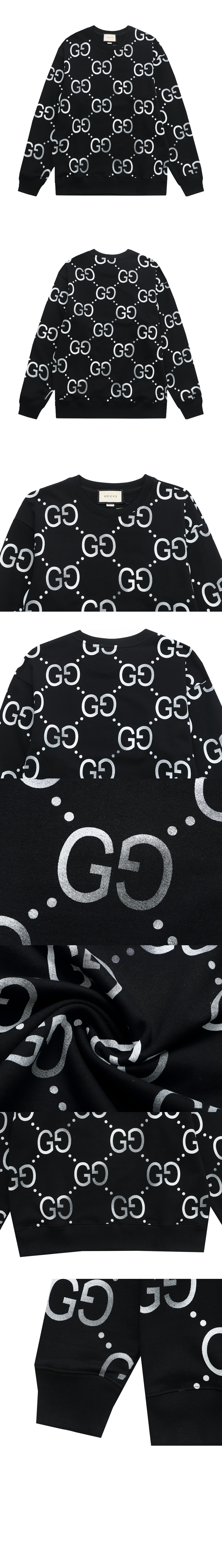 구찌 플라워 코튼 톱