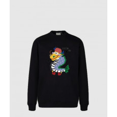 구찌 로고 프린트 면 톱