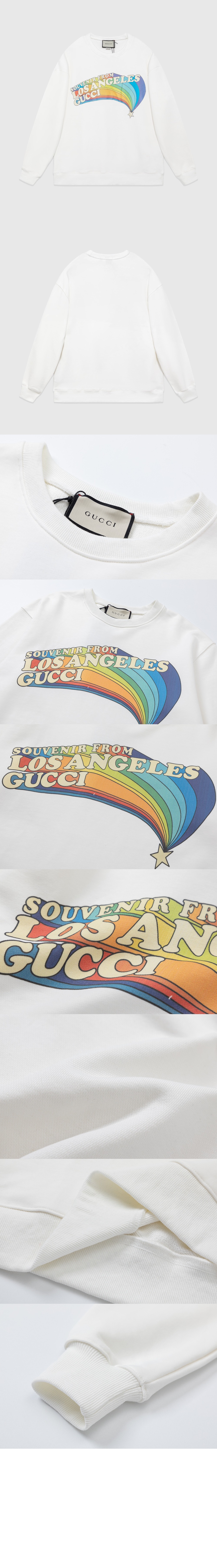 구찌 플라워 코튼 톱