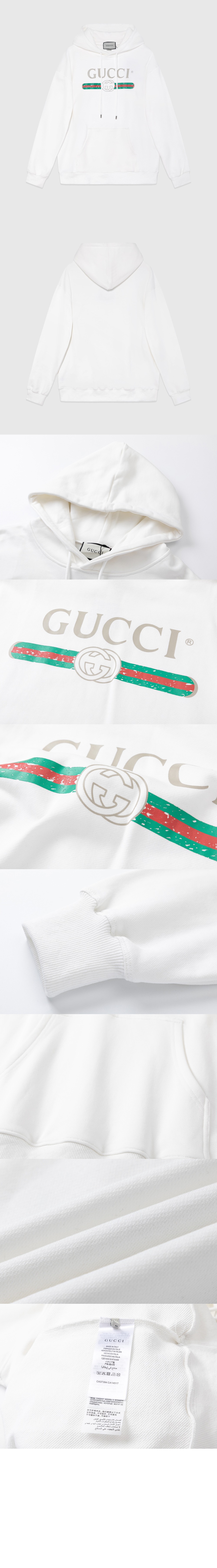 구찌 플라워 코튼 톱