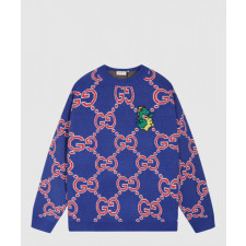 구찌 로고 니트 상의