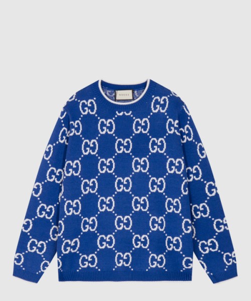 구찌 로고 니트 상의