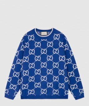 구찌 로고 니트 상의