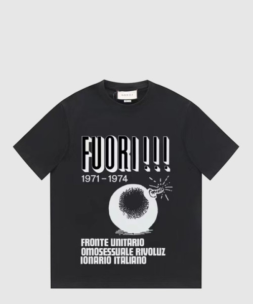 구찌 로고 프린트 반팔