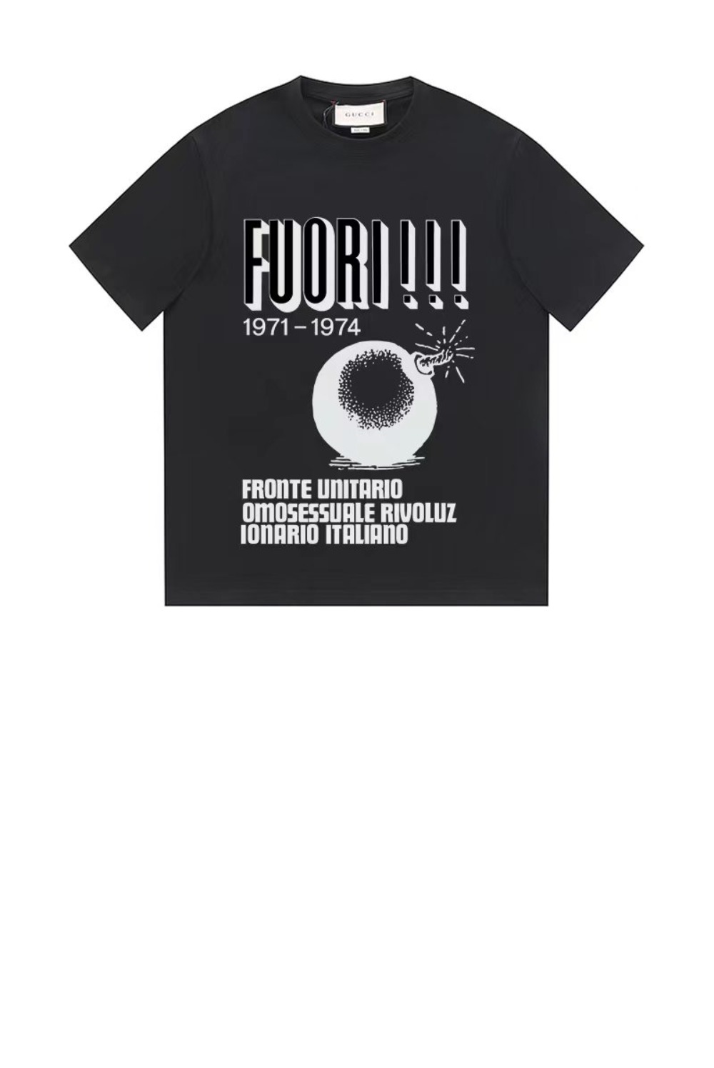 구찌 로고 프린트 반팔