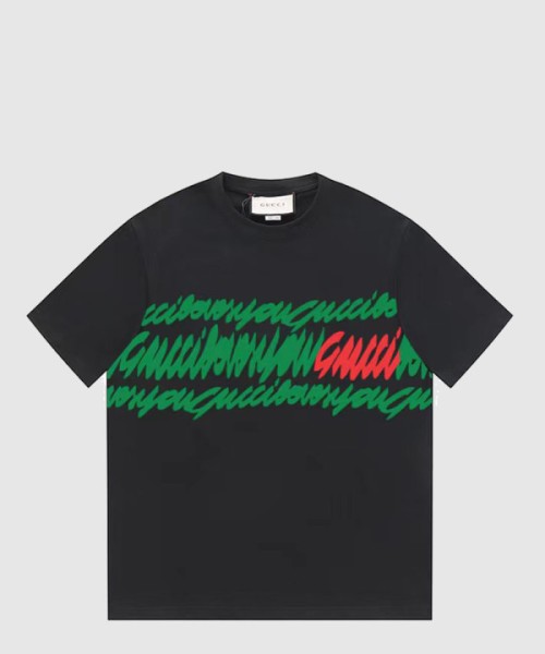 구찌 로고 프린트 반팔