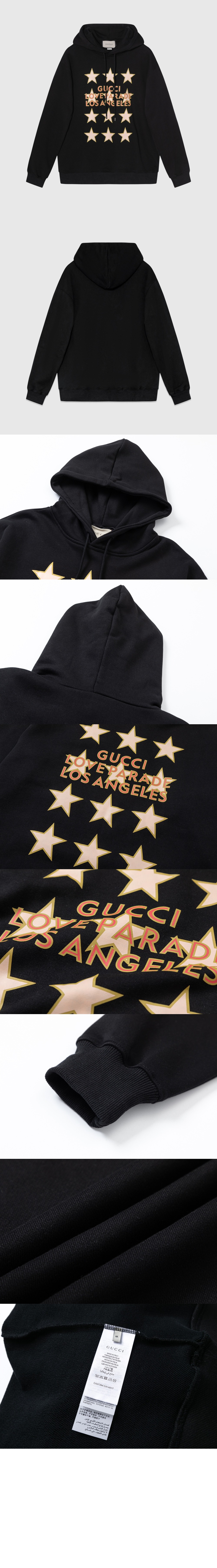 구찌 플라워 코튼 톱