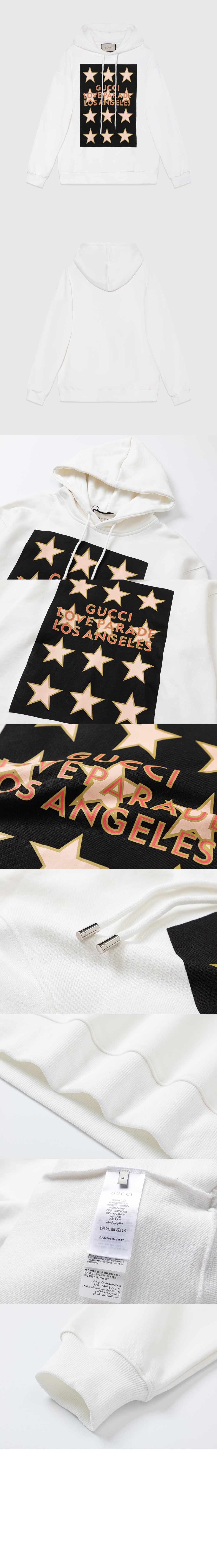 구찌 플라워 코튼 톱