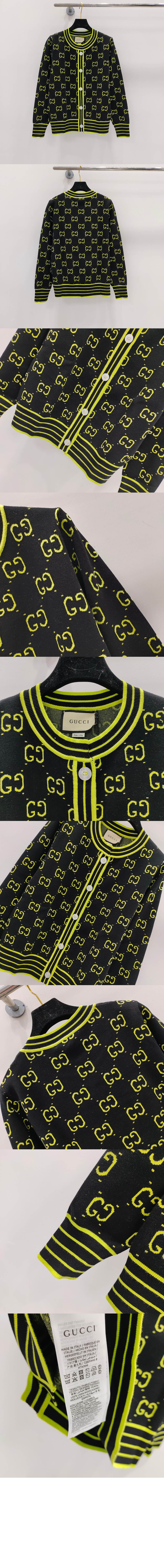 구찌 플라워 코튼 톱