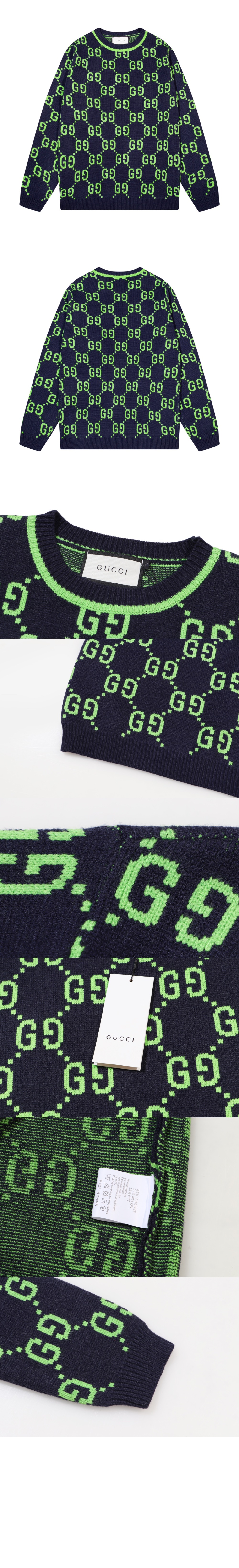 구찌 플라워 코튼 톱