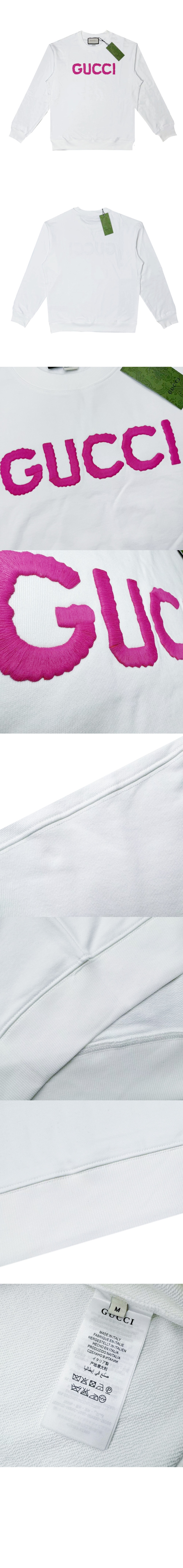 구찌 플라워 코튼 톱