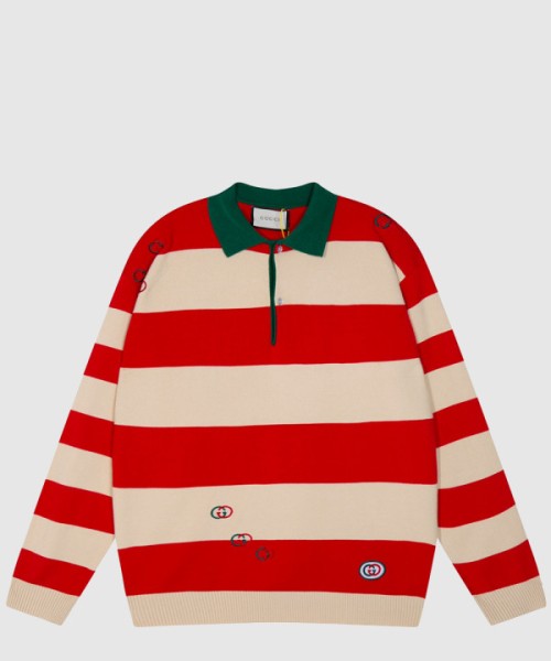 구찌 로고 니트 상의