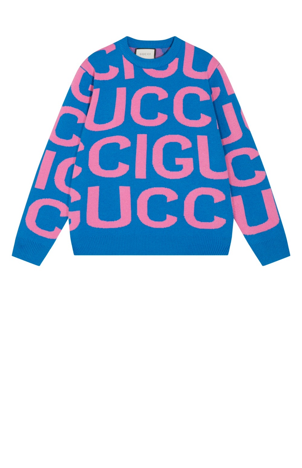 구찌 로고 니트 상의