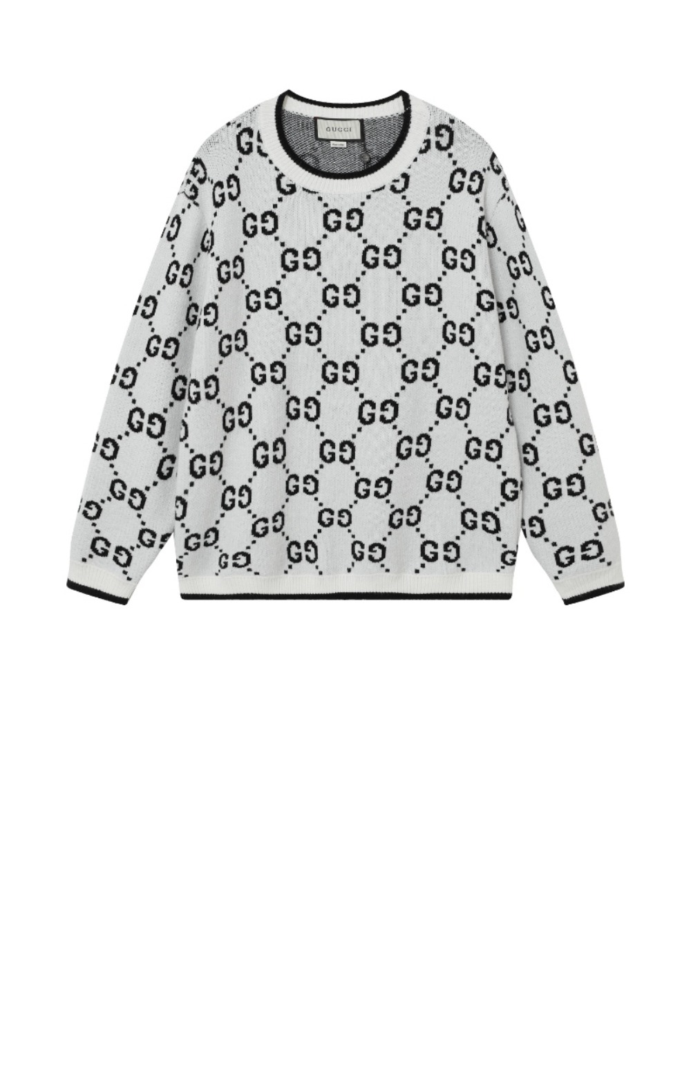 구찌 로고 니트 상의