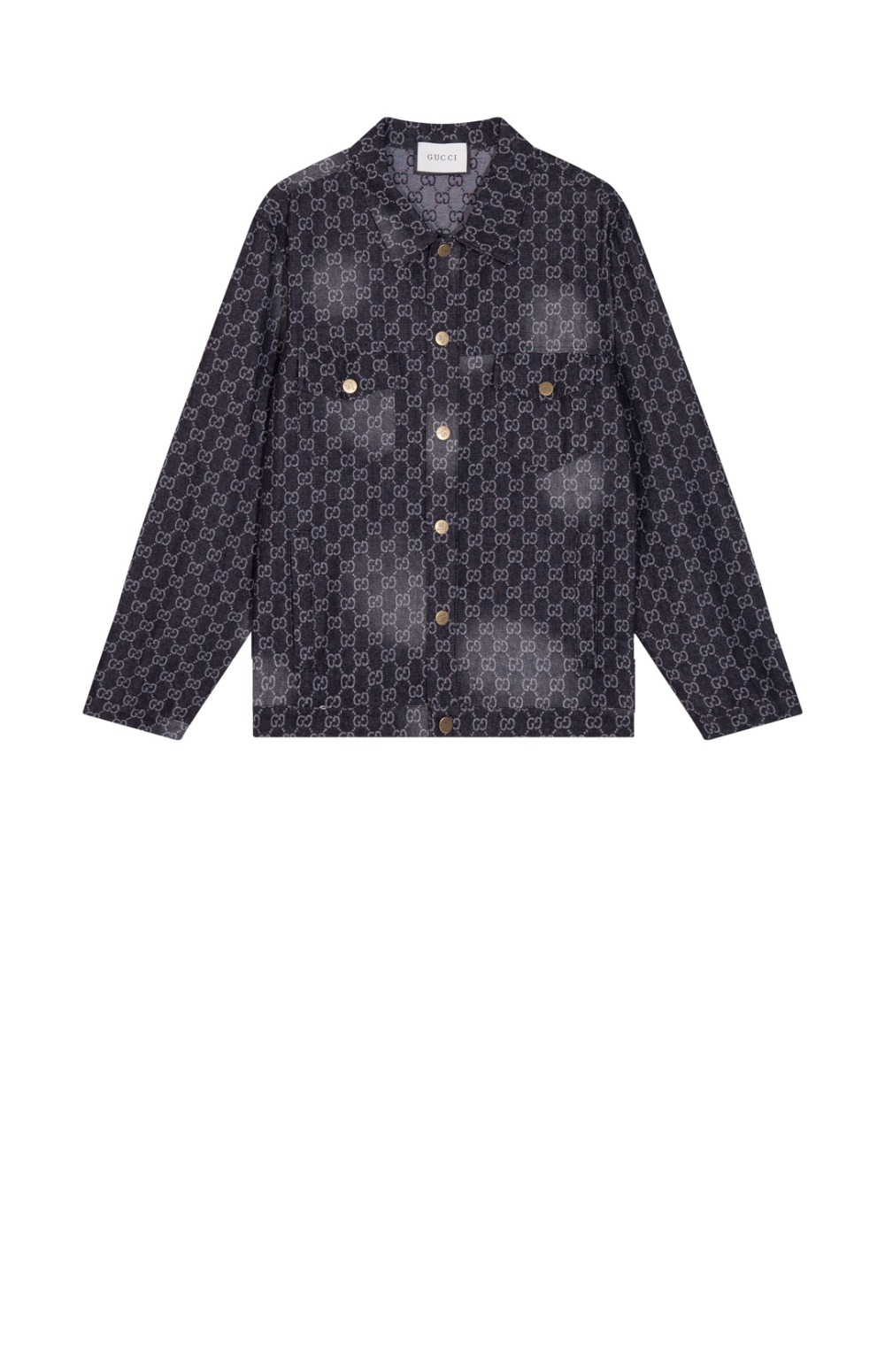 구찌 로고 프린트 셔츠 톱