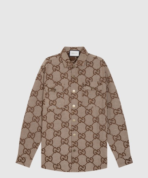 구찌 로고 프린트 셔츠 톱