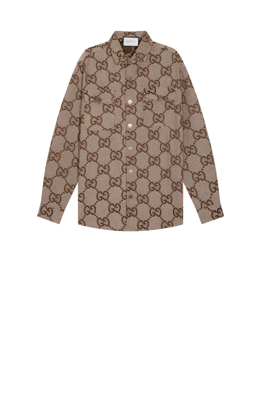 구찌 로고 프린트 셔츠 톱