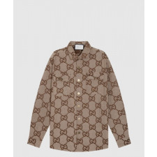 구찌 로고 프린트 셔츠 톱